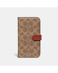 COACH Iphone 7 Plus 8 Plus Folio in Pink Lyst