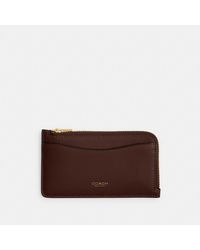 COACH - New York Zip Card Case - Lyst