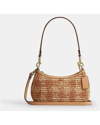 COACH - Teri Mini Crossbody Bag With Gingham Print - Lyst
