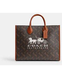 COACH - Ace Tote 35 mit "Horse and Carriage"-Print - Lyst