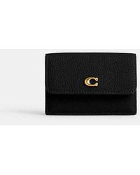 COACH - Essential Mini Trifold Wallet - Lyst