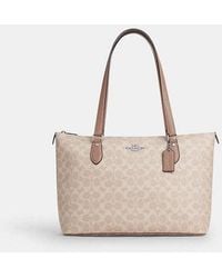 COACH - Gallery Tote Aus Signature-Canvas - Lyst