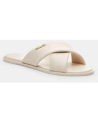 COACH - Link Criss Cross Slide - Lyst