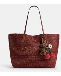 COACH - Large City Tote Bag With Charms - Lyst