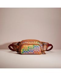 COACH - Upcrafted Hitch Belt Bag In Rainbow Signature Canvas - Lyst