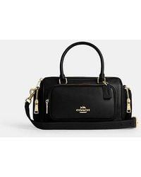 COACH - Rowan Satchel Bag With Pockets - Lyst