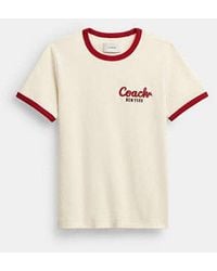 COACH - New Year Ringer T-Shirt - Lyst