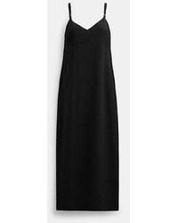 COACH - Heritage C Silk Midi Dress - Lyst