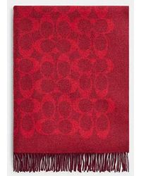 COACH - Signature Blanket Scarf - Lyst