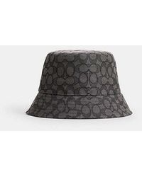 COACH - Signature Jacquard Bucket Hat - Lyst