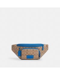 COACH - Sac ceinture Track en toile exclusive color block - Lyst