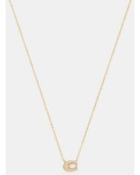 COACH - Pavé C Necklace - Lyst