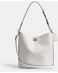 COACH - Willow Weiche Beuteltasche Aus Signature-Canvas - Lyst
