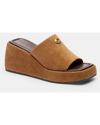 COACH - Marie Platform Sandal - Lyst
