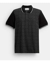 COACH - Polo Con Stampa Esclusiva - Lyst