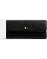 COACH - Leather Wallet - Lyst