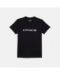 COACH - T-shirt Essential en coton biologique - Lyst