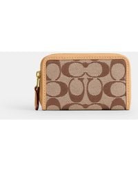 COACH - Essential Small Zip Around Card Case - Lyst