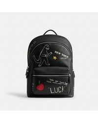 COACH - Charter Backpack With Sketch Print - Lyst
