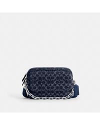 COACH - Charter Flap Crossbody Bag 24 In Signature Denim - Lyst