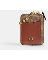 COACH - Essential Chain Card Case - Lyst