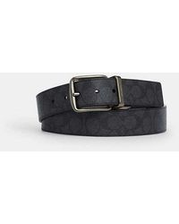 COACH - Harness Buckle Cut To Size Reversible Belt, 38 Mm - Lyst