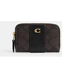 COACH - Essential Small Zip Around Card Case - Lyst