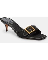 COACH - Margot Kitten Heeled Mules - Lyst
