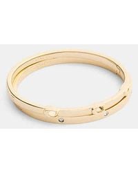 COACH - Set Bracciali Rigidi Signature - Lyst