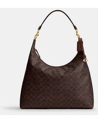 COACH - Bolso De Hombro Juliet 38 En Lona De Firma - Lyst