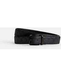 COACH - Harness Buckle Cut To Size Reversible Belt%2c 32mm - Lyst
