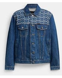 COACH - Denim Trucker Jacket - Lyst