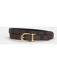COACH - Classic Buckle Cut To Size Reversible Belt, 18 Mm - Lyst
