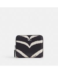 COACH®  Slim Zip Wallet With Penguin Print