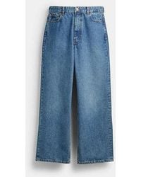 COACH - Baggy Denim Jeans - Lyst