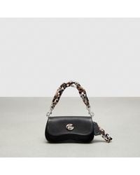 COACH - Mini Wavy Dinky Bag With Crossbody Strap In Topia Leather - Lyst