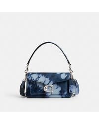 COACH - Tabby Shoulder Bag 20 With Tie Dye Print /blue | Leather - Lyst