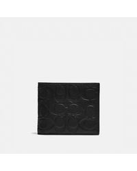 COACH - 3-in-1 Wallet In Signature Leather - Lyst