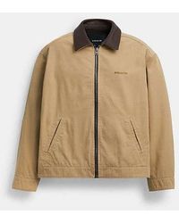 COACH - Twill Work Jacket - Lyst