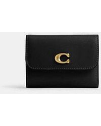COACH - Portafoglio E Porta Carte Di Credito Essenziale - Lyst