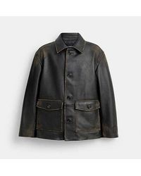 COACH - Giacca Camicia - Lyst