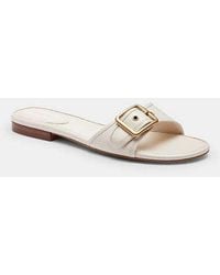COACH - Margot Flat Sandal - Lyst