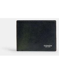 COACH - Slim Billfold Wallet - Lyst