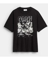 COACH - Dinosaur City Relaxed T-Shirt - Lyst