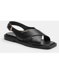 COACH - Link Criss Cross Sandal - Lyst