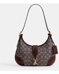 COACH - Hamptons Hobo Tasche Aus Signature Jacquard - Lyst