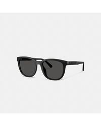 COACH - Textured Square Sunglasses - Lyst