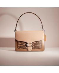 COACH - Restored Tabby Shoulder Bag With Colorblock Snakeskin Detail - Lyst