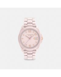 coach white watches for women