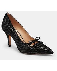 COACH - Pump Heels With Crystals - Lyst